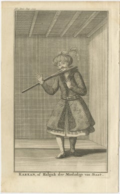 Karkan – 18th-Century Engraving of Ottoman State Punishment Collar, c.1730