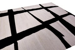 Earthly Elegance Handgeknüpfter Teppich "Karkat" aus nachhaltiger Wolle und Allo
