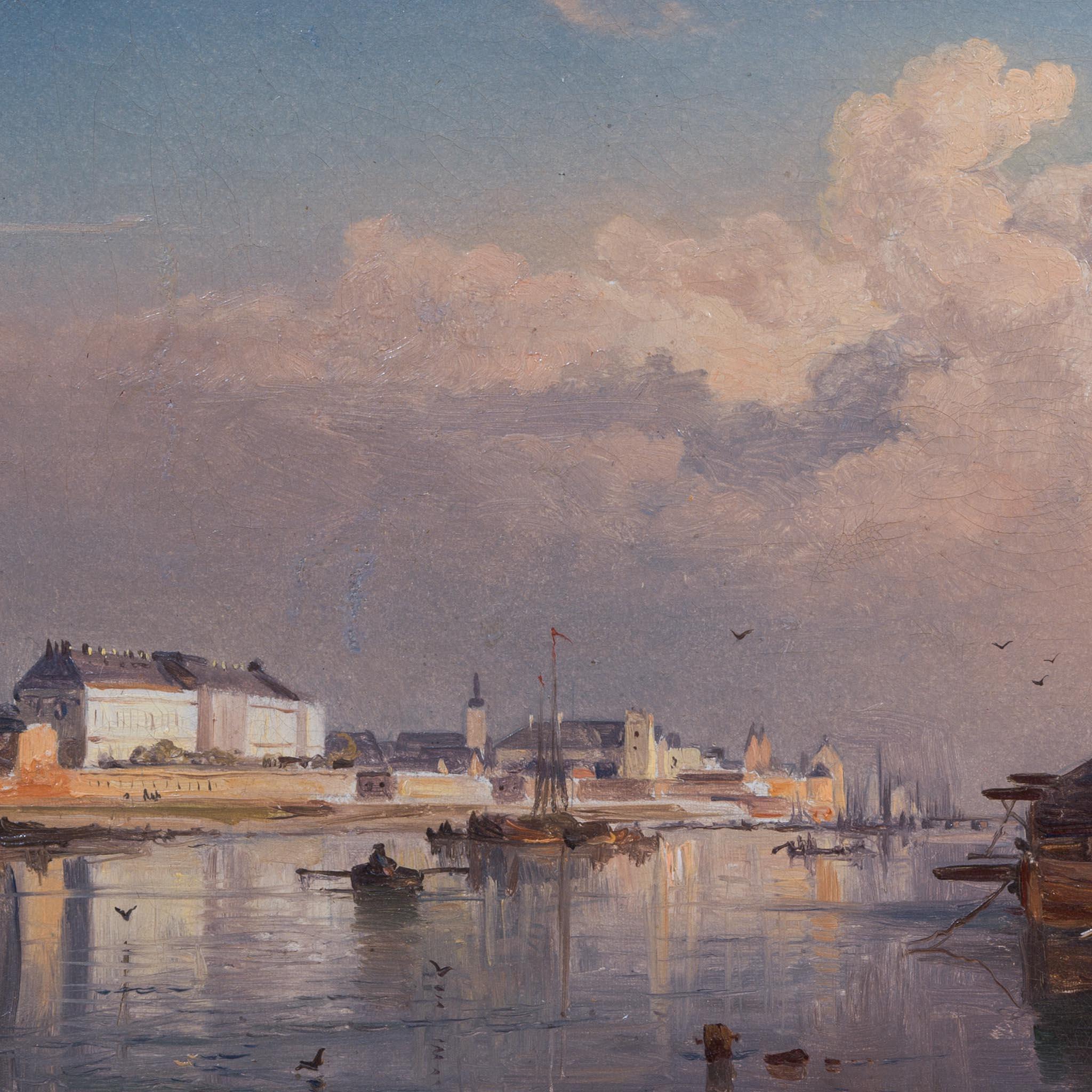 Raro Paesaggio romantico del Reno di Karl Adloff (1855) - Ora disponibile in vendita 5