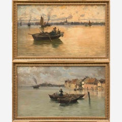 Pair of Romantic Bavarian Paintings by Karl Adolf Wilhelm Chelius - 1889