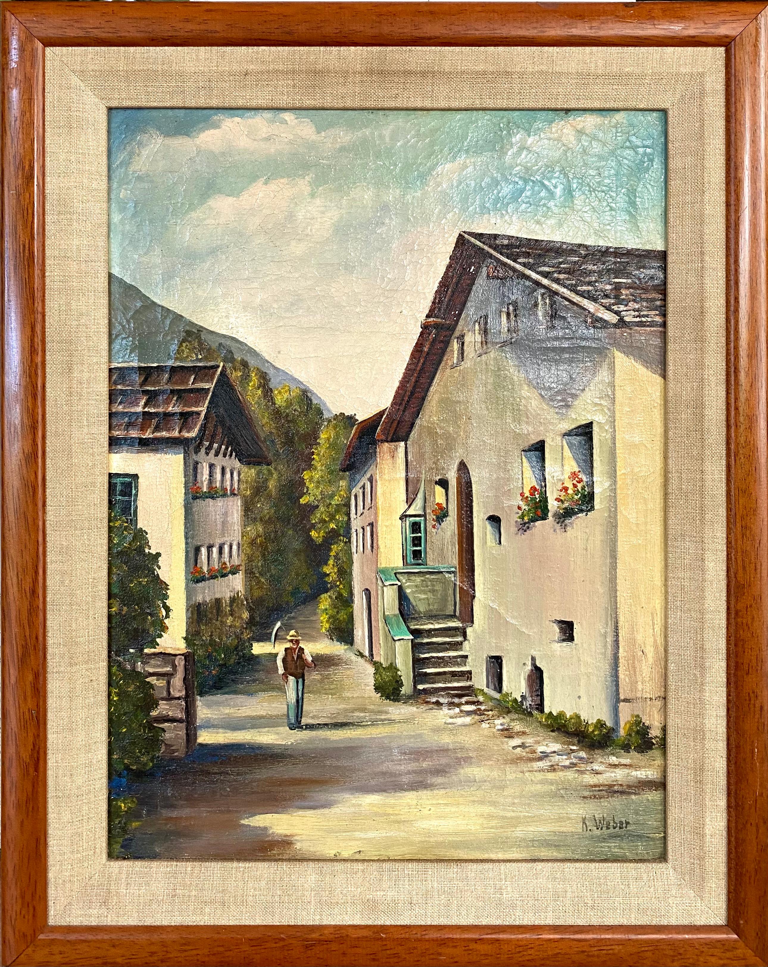 Rückkehr aus dem Feld (Akademisch), Painting, von Karl Adolph Weber