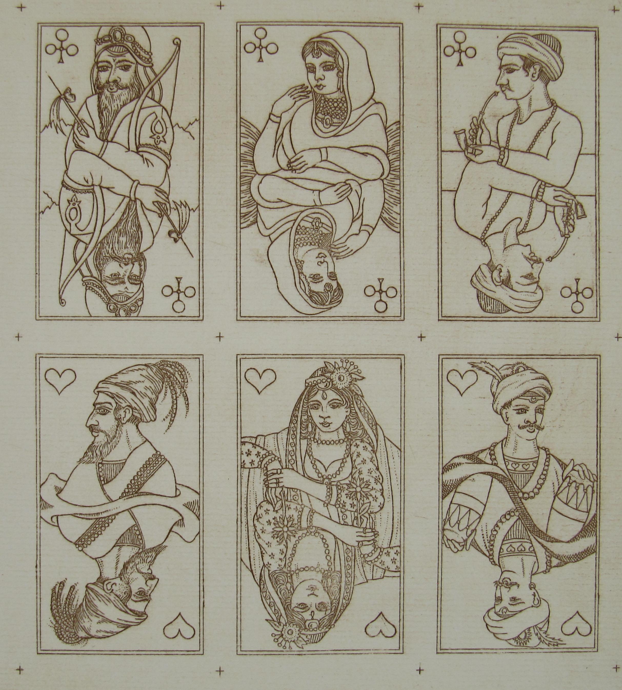 Ganesh No. 35, 1992 by Karl Gerich of Bath - Playing Card Print Sheet 2