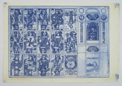 Mayday No. 28, 1989, by Karl Gerich of Bath - Playing Card Proof Print