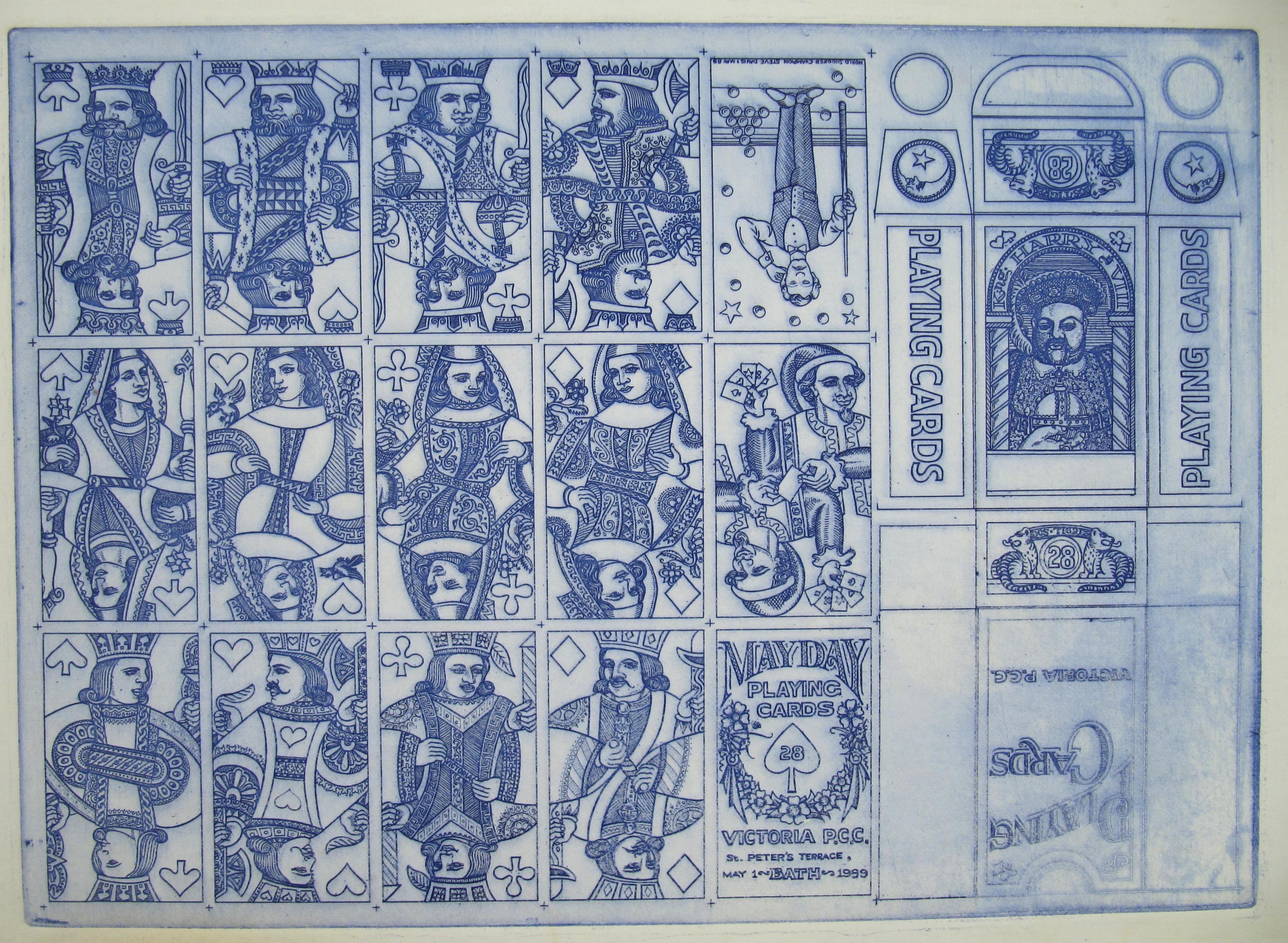 Maiday No. 28, 1989, von Karl Gerich of Bath – Spielkartenabzug