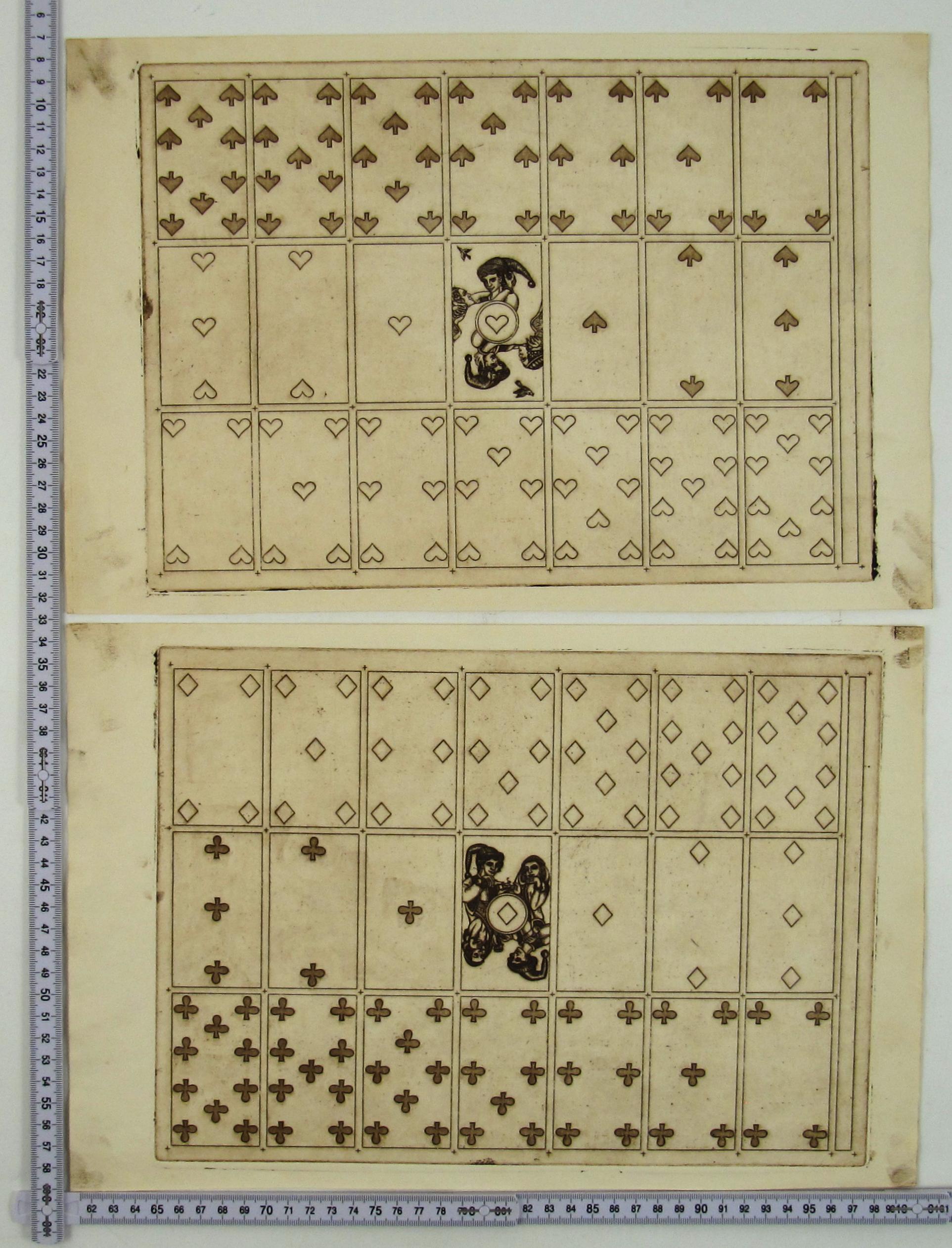 Merry Andrew No. 30, 1989 by Karl Gerich of Bath - Two Playing Card Print Sheets For Sale 8