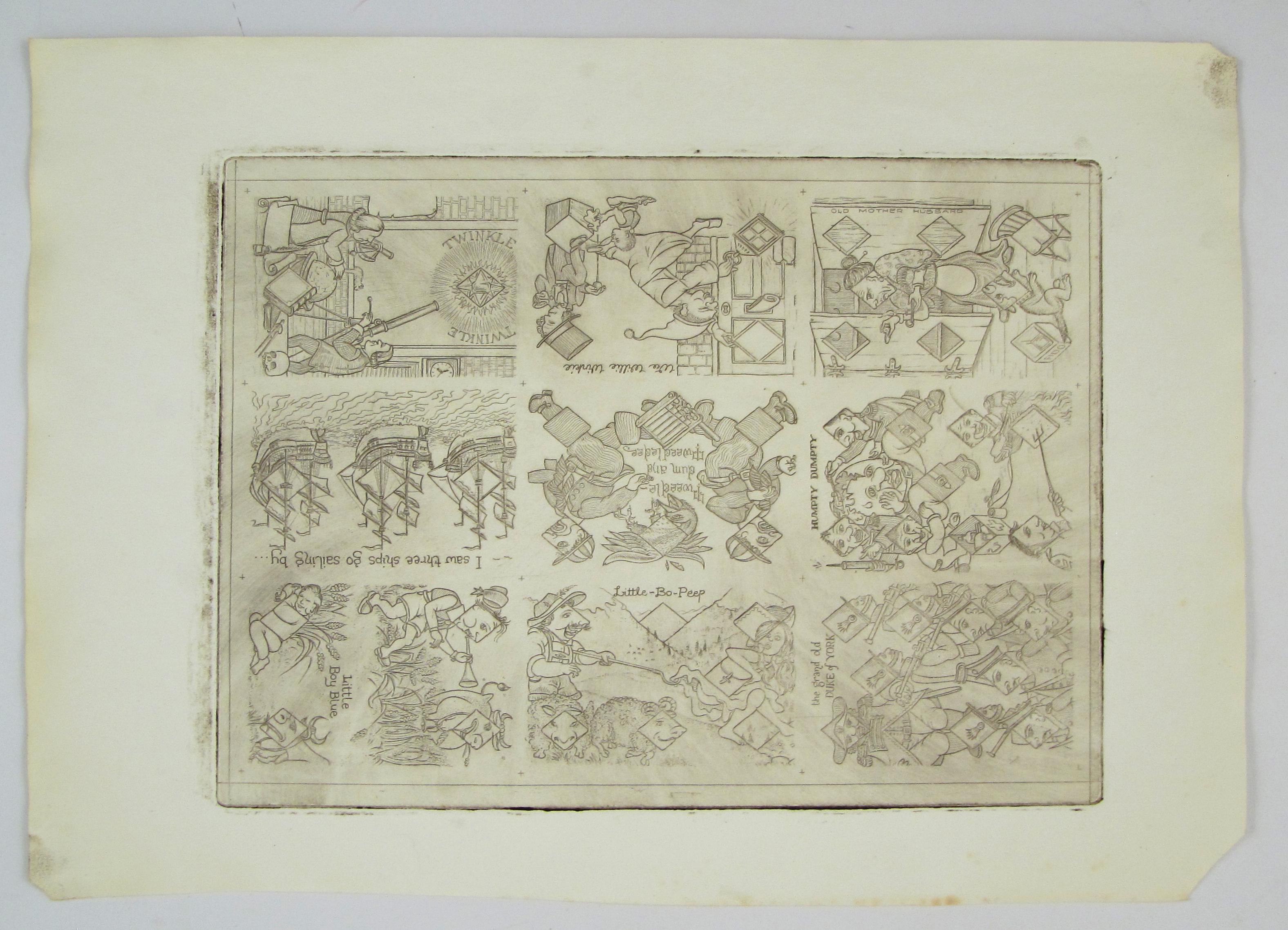 Transformation n° 37, 1993 par Karl Gerich of Bath - Affiche d'impression de cartes de jeu - Print de Karl Alexander Gerich