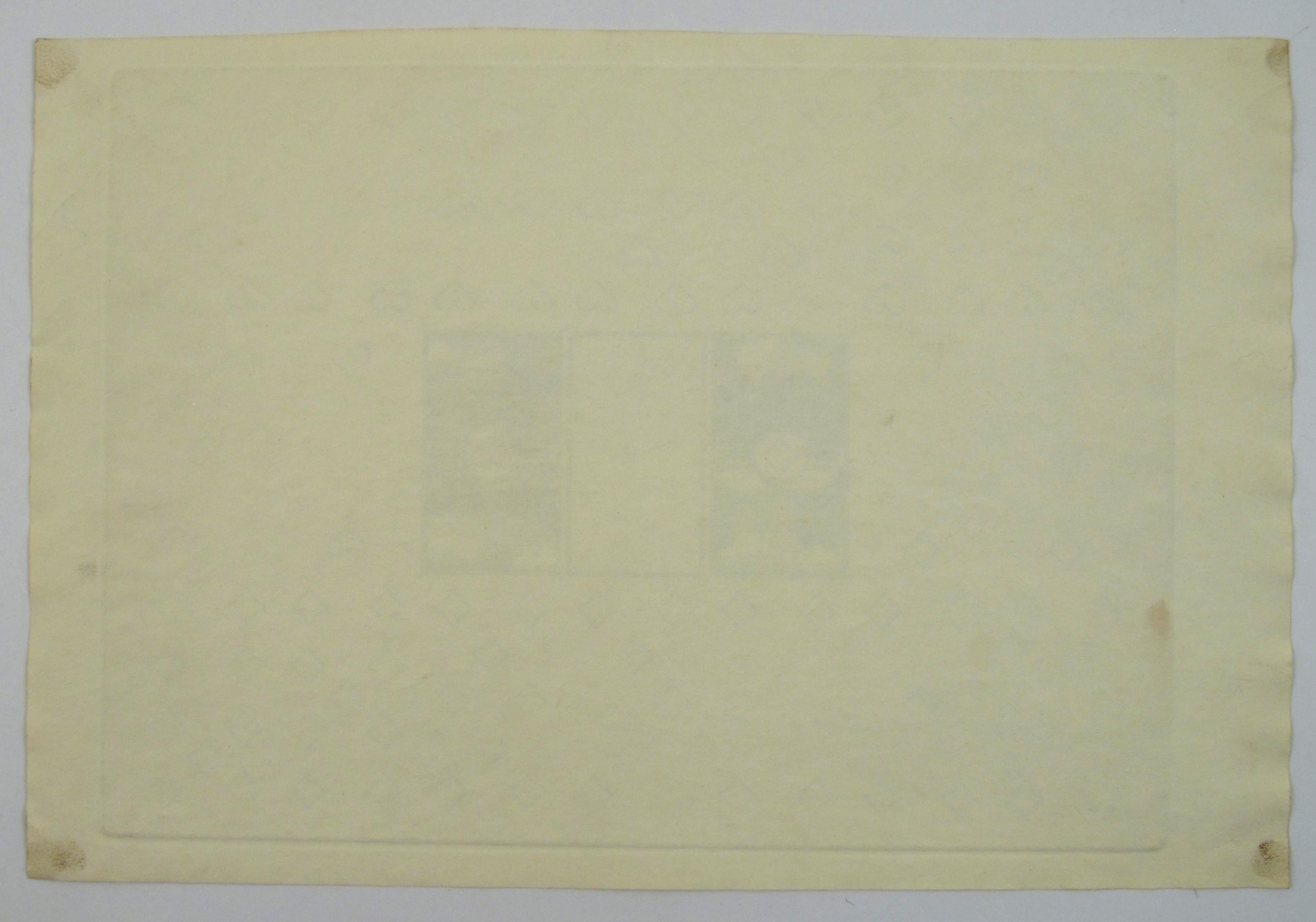 Views of Bath Nr. 33, 1990, von Karl Gerich of Bath – Spielkartenabzug mit Proofdruck im Angebot 2