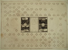 Views of Bath No. 33, 1990, by Karl Gerich of Bath - Playing Card Proof Print