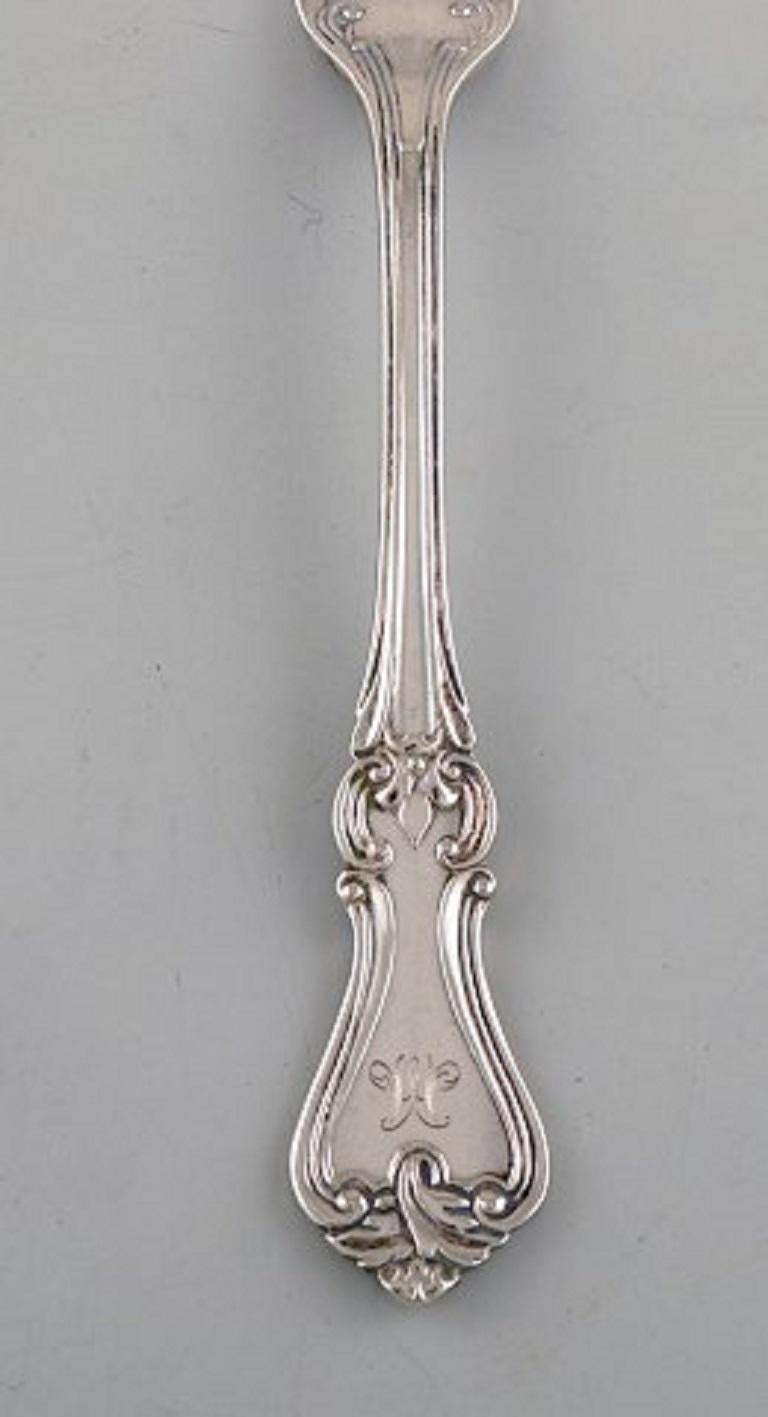 Swedish Karl Almgren, Sweden, Four Lunch Forks in Silver 830, Dated 1931 For Sale