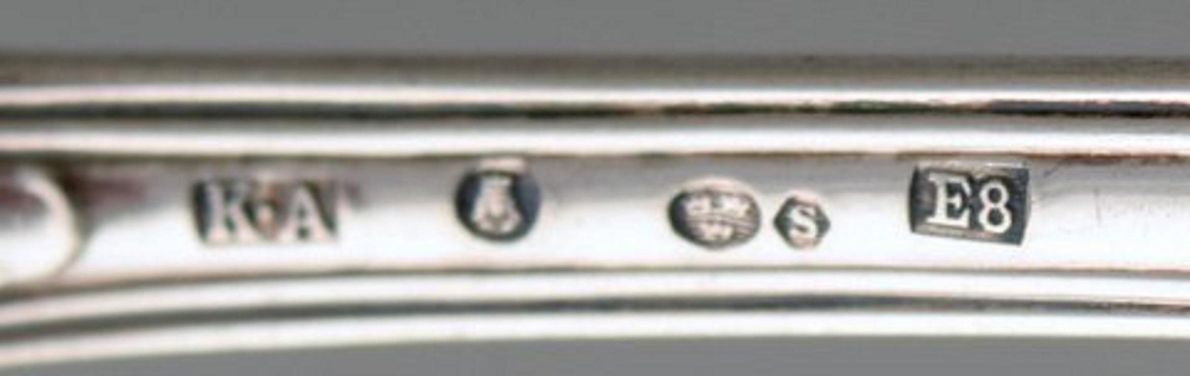 Milieu du XXe siècle Fourchettes à déjeuner en argent 830 de Karl Almgren, Suède, datées de 1931 en vente