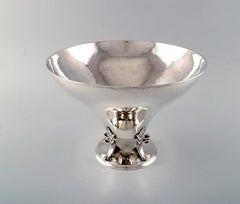 Karl Anderson Large Swedish Art Deco Silver Compote