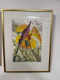 Karl Axel Pehrson Plantes exotiques Lithographie en couleurs