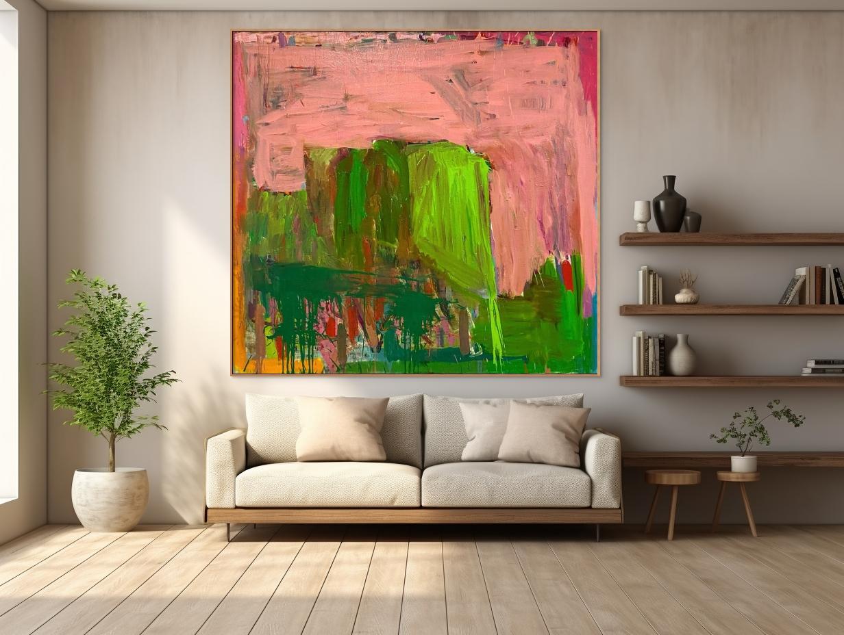 Hope (Abstract painting) - Painting by Karl Bielik