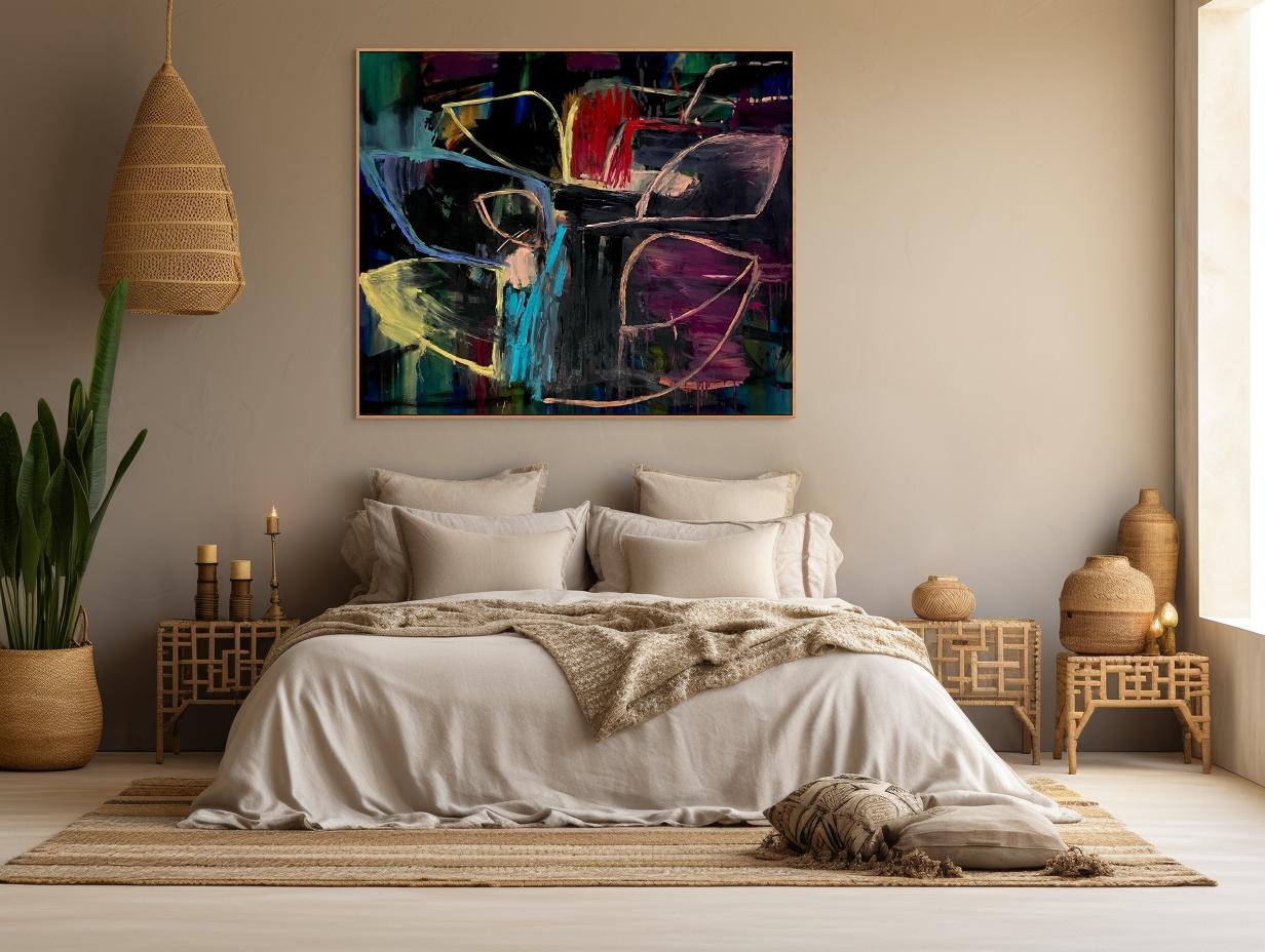 Prowl (Pittura astratta) - Painting di Karl Bielik