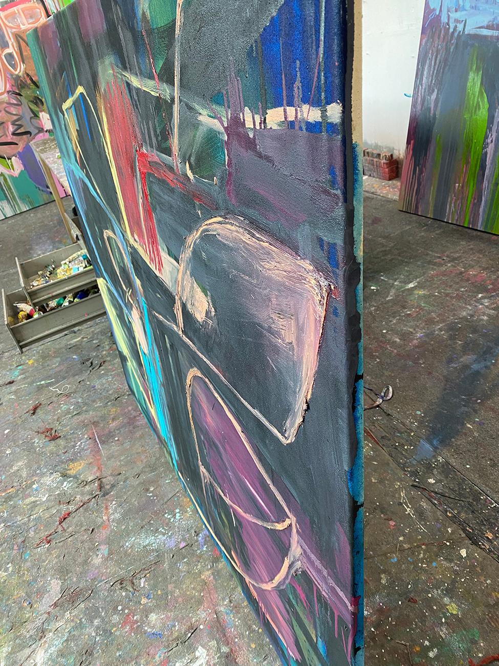 Prowl (Pittura astratta) - Painting Astratto di Karl Bielik