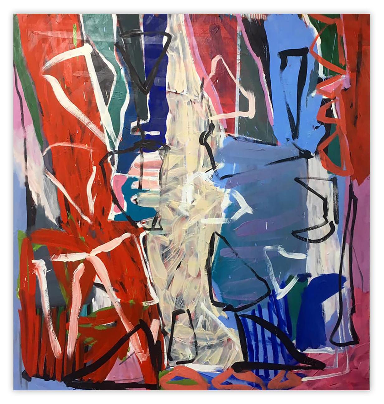 Abstract Painting di Karl Bielik - Fumo (Quadro astratto)