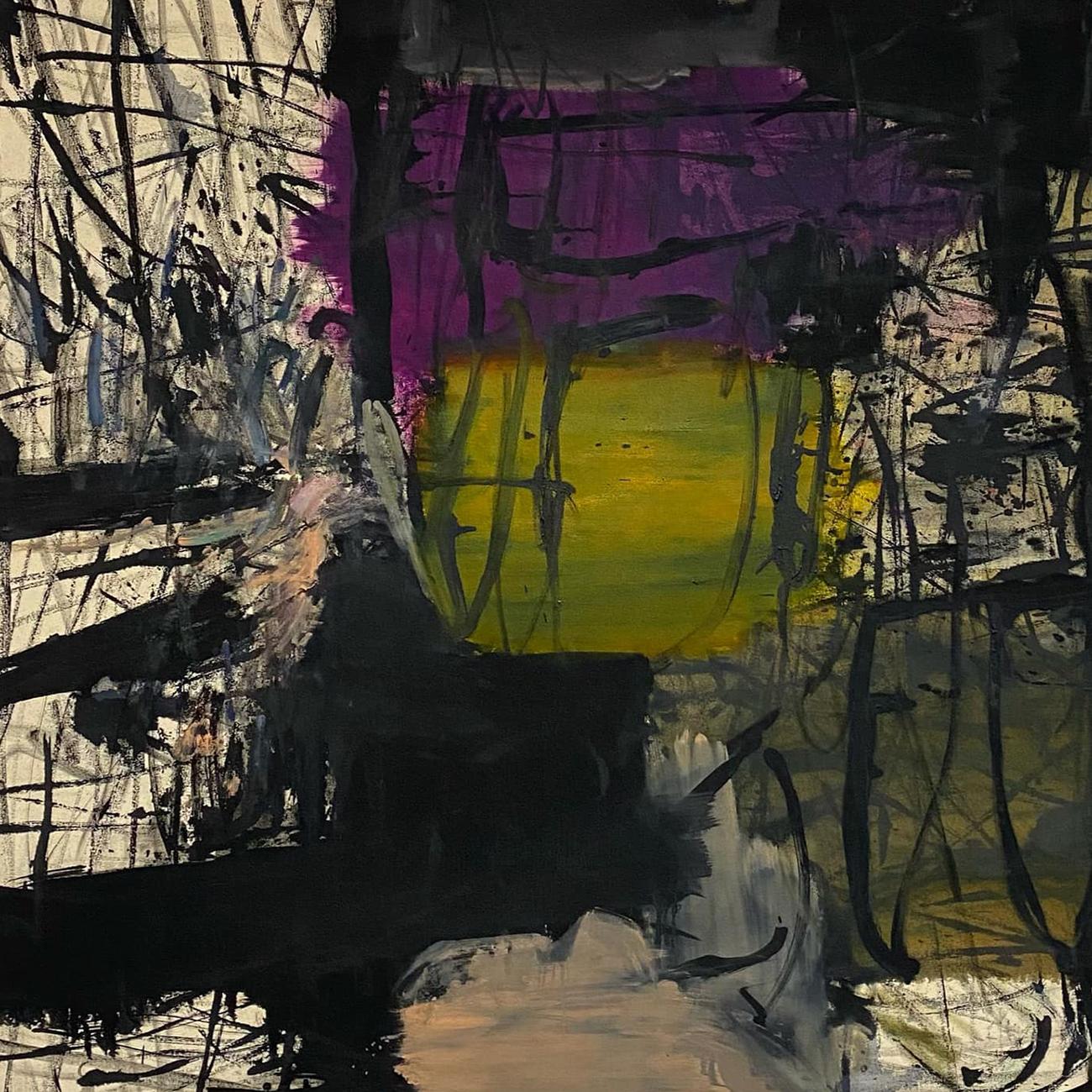 Palcoscenico (Pittura astratta) in vendita 2