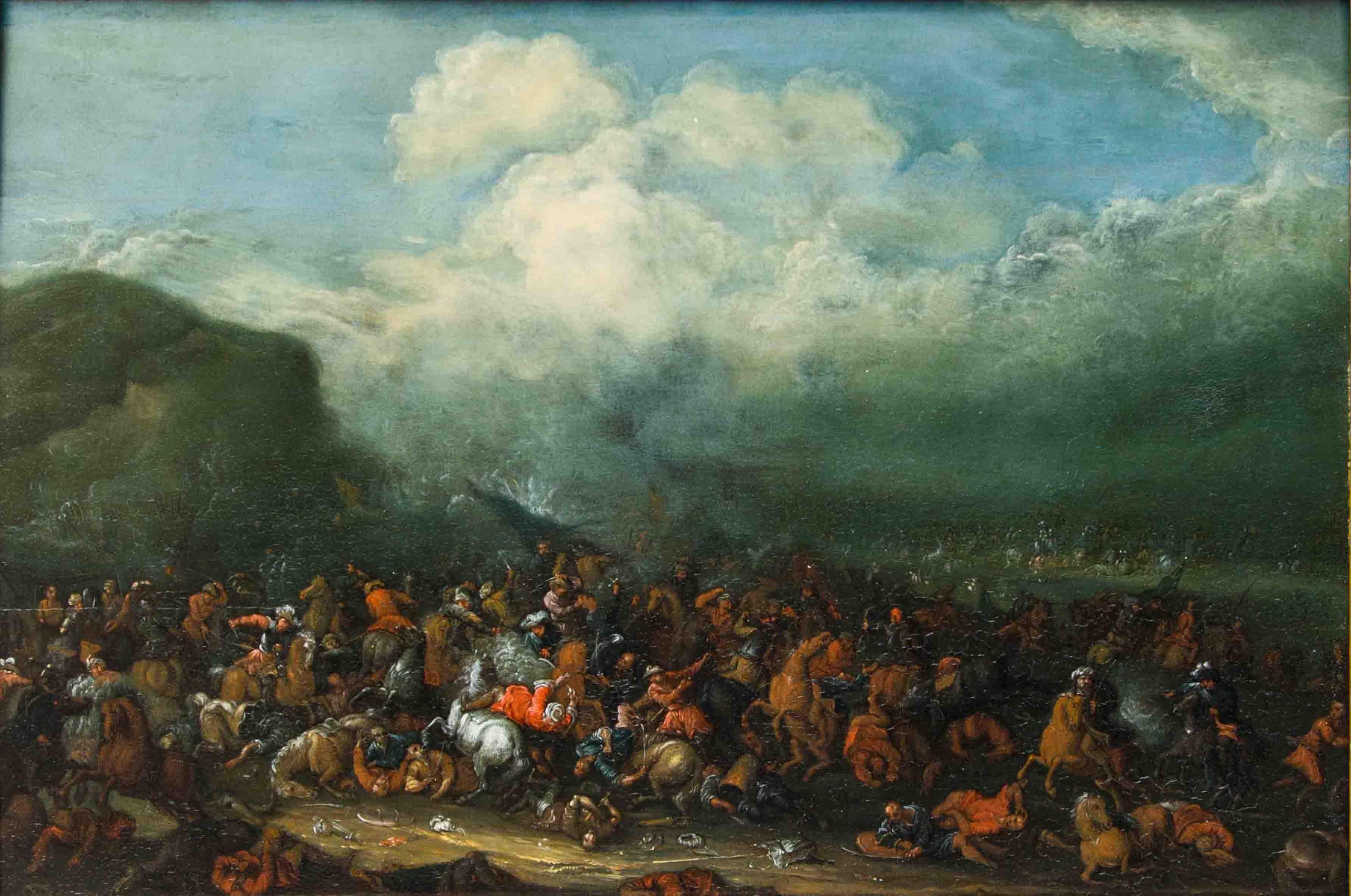 Karl Breydel, called The Knight of Antwerp (Antwerp, 1678-1733), Battle For Sale 6