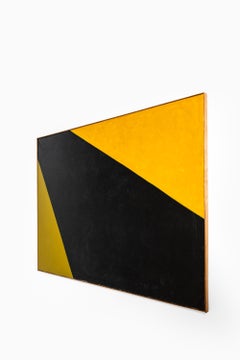 Karl Brücher Henriksen Large Oil Painting from 1970
