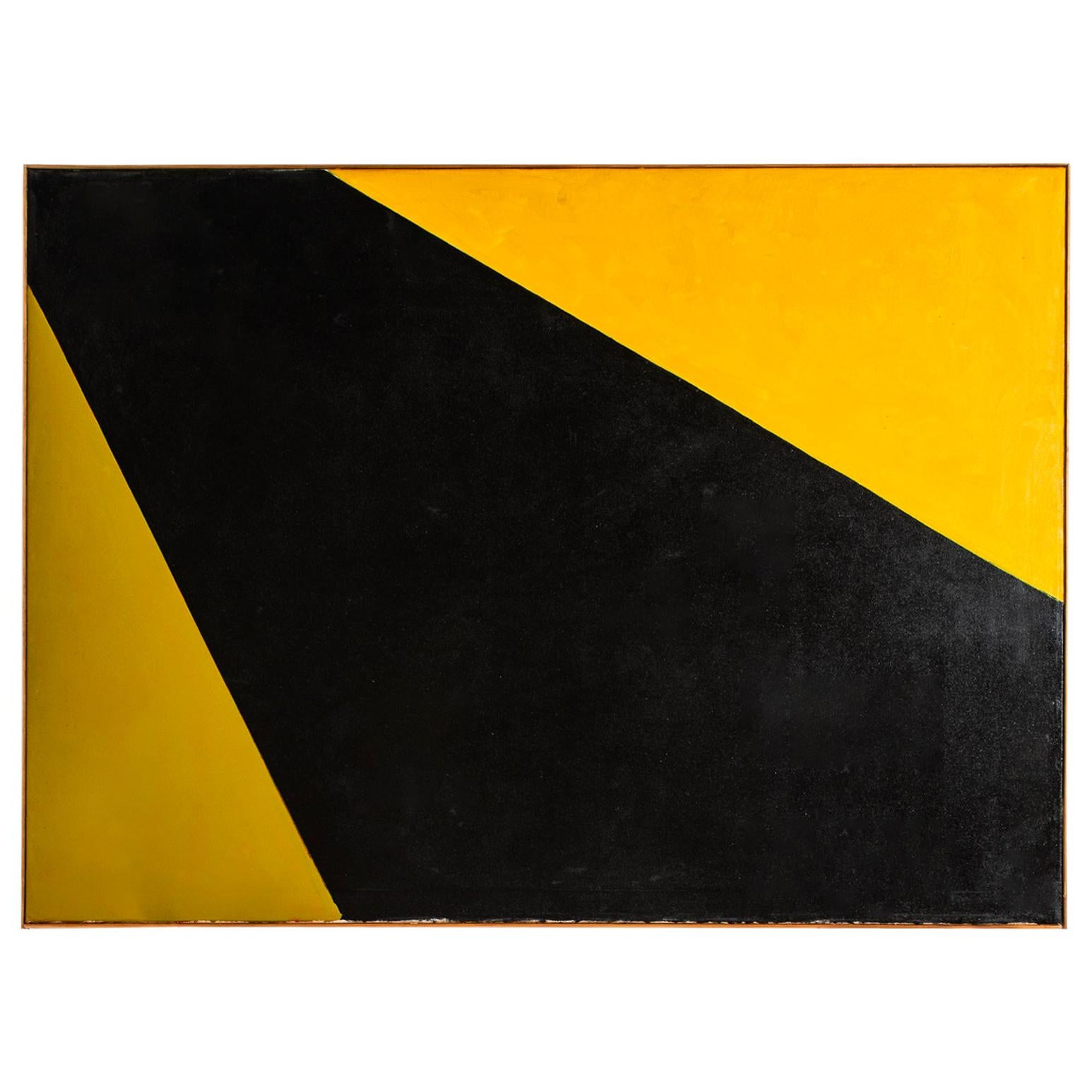 Karl Brücher Henriksen Large Oil Painting from 1970