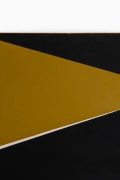 Karl Brücher Henriksen Large Oil Painting from 1971