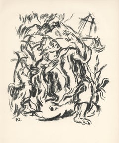 "Johannes auf Patmos" original lithograph