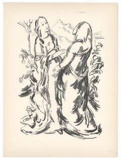 "The Visitation" (Heimuchung) original lithograph