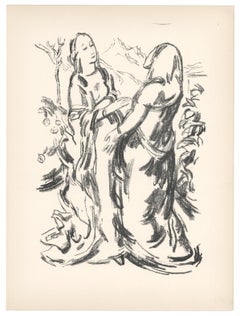 "Die Heimsuchung" (Heimuchung) Original-Lithographie