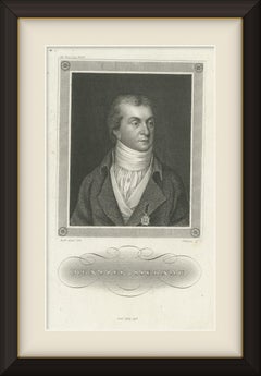 Karl Christian Ernst von Bentzel-Sternau, German Statesman, Engraved Portrait
