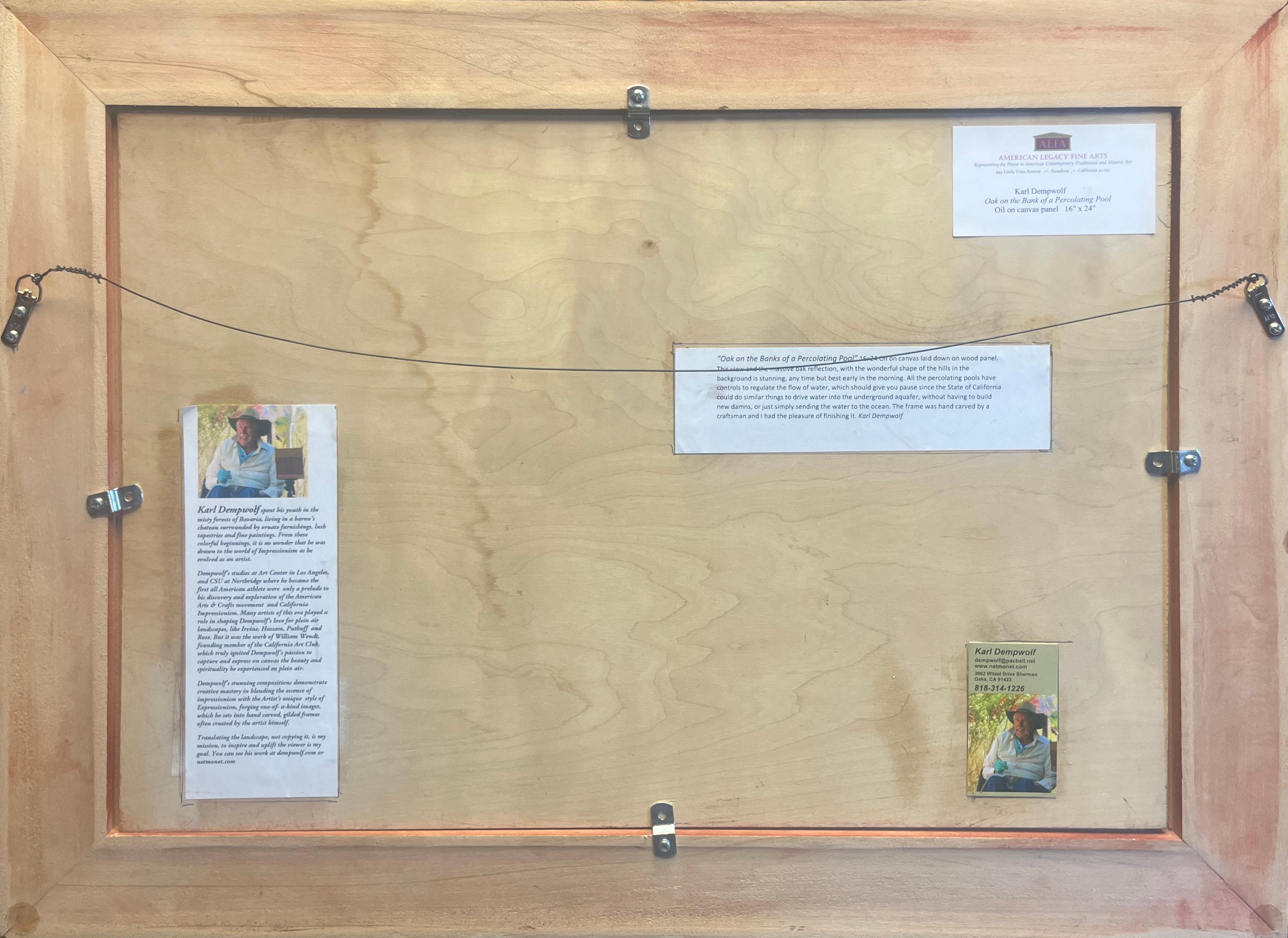 Oak on the Bank of a Percolating Pool (Eiche am Ufer eines Sickerbeckens) im Angebot 1