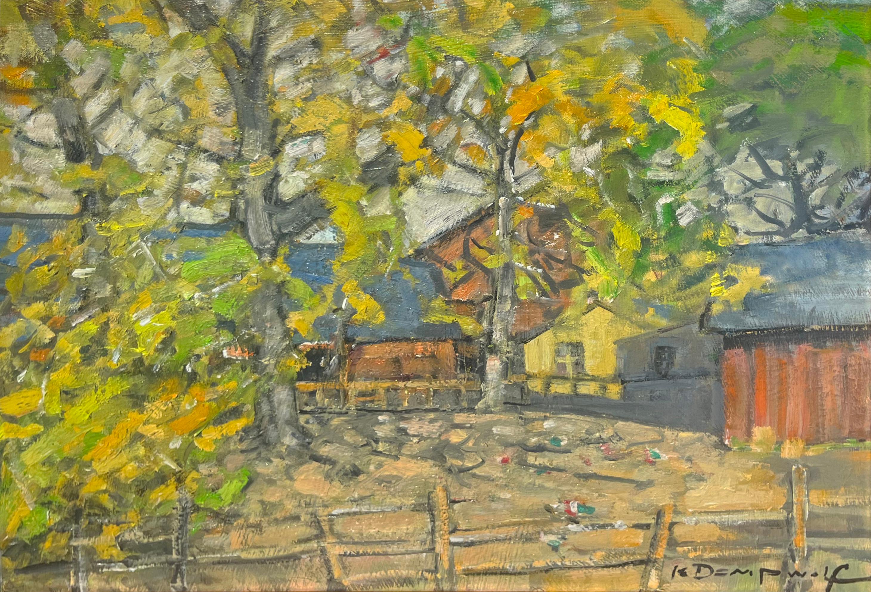 Paramount Ranch Oaks – Painting von Karl Dempwolf