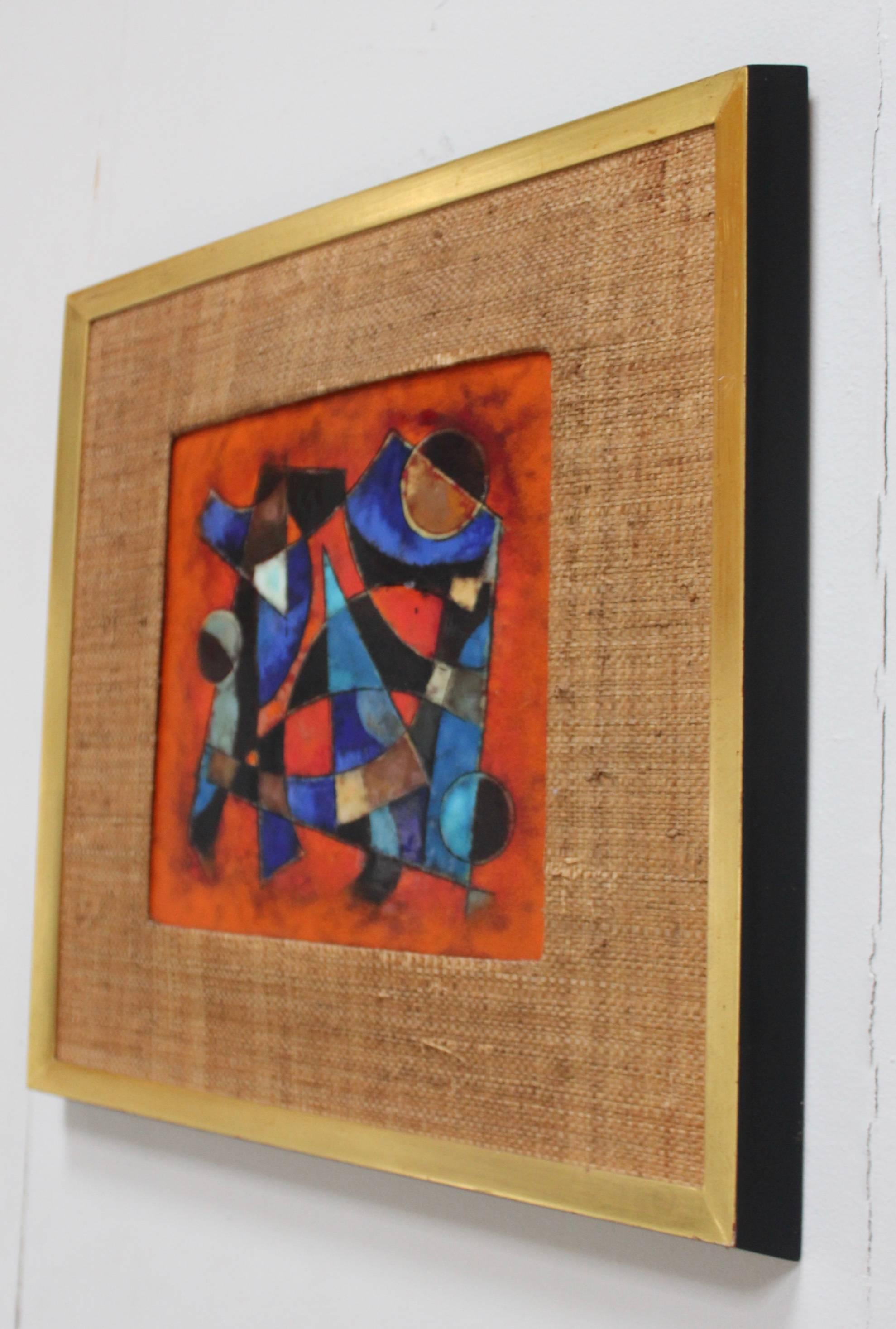 Rame Karl Drerup Smalto su rame - Opera d'arte moderna