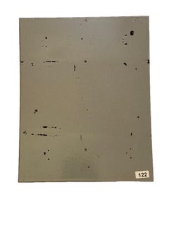 Karl Drerup Targa da parete in metallo e smalto, firmata, vernice sul fuoco