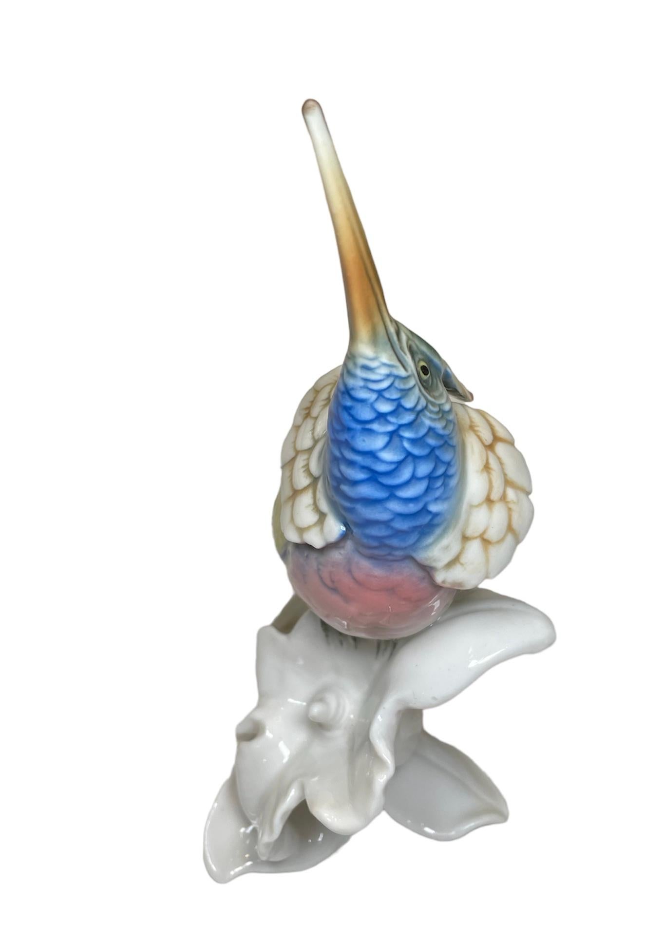 hummingbird porcelain figurines