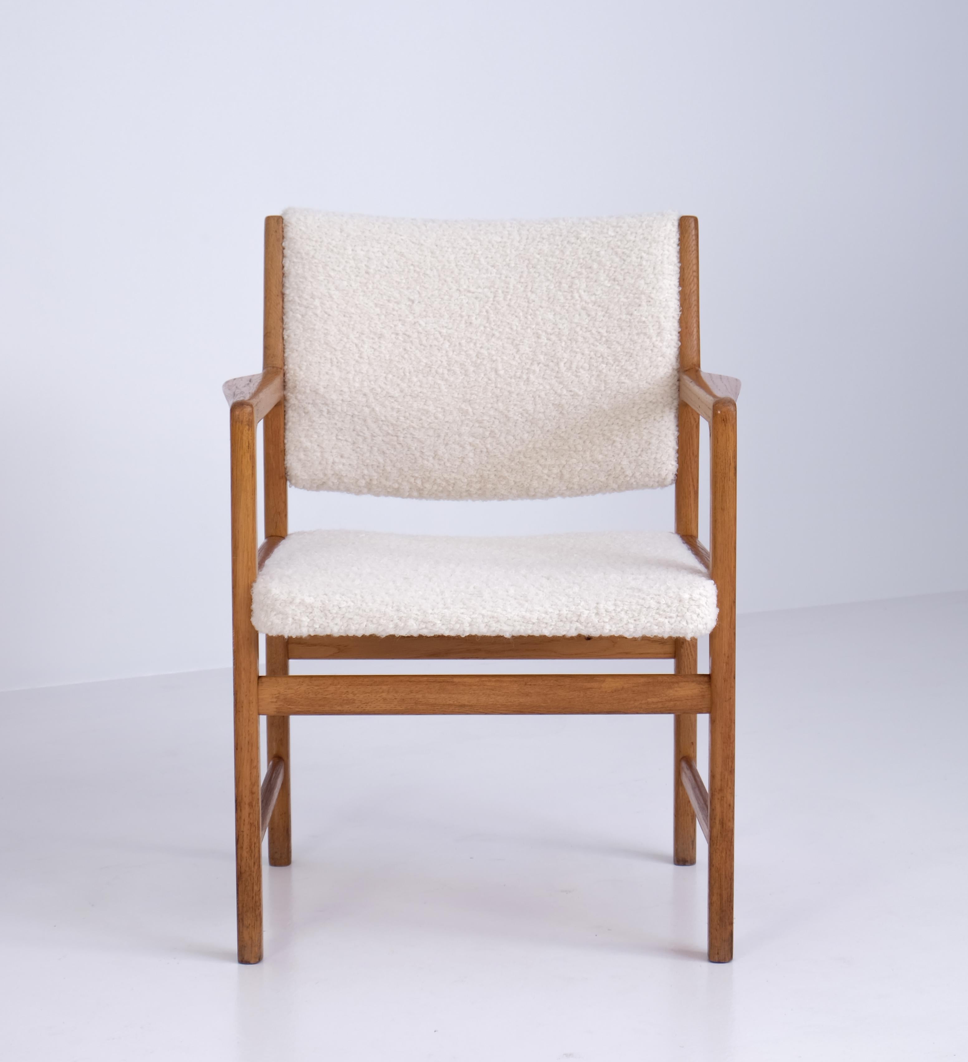 Oak Karl-Erik Ekselius Chairs, Sweden, 1960s For Sale