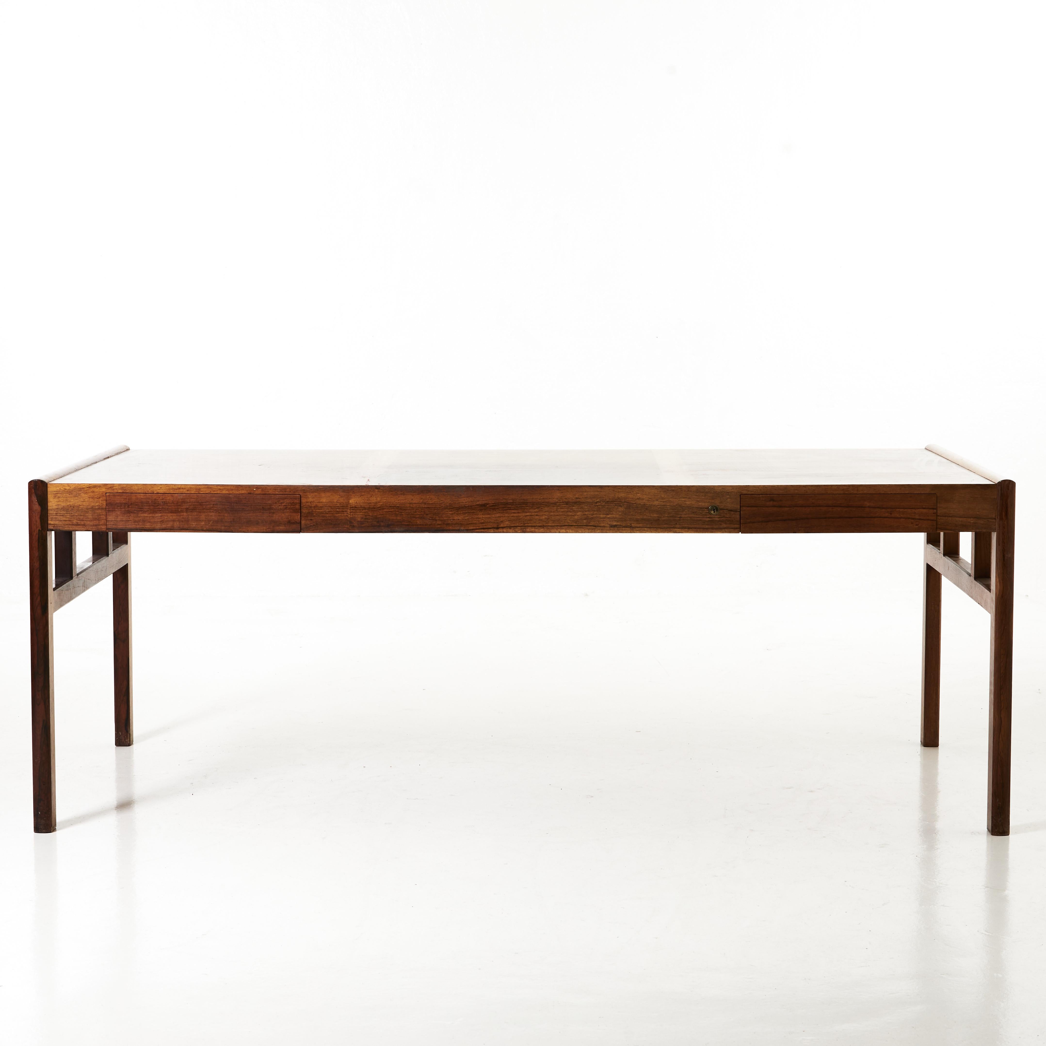 Karl Erik Ekselius Desk Table for Joc Furniture Rosewood, Sweden, 1960 3
