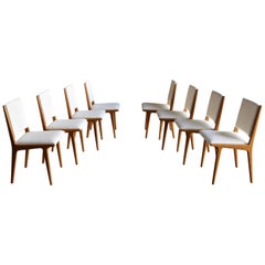 Karl Erik Ekselius Dining Chairs for JOC, circa 1960