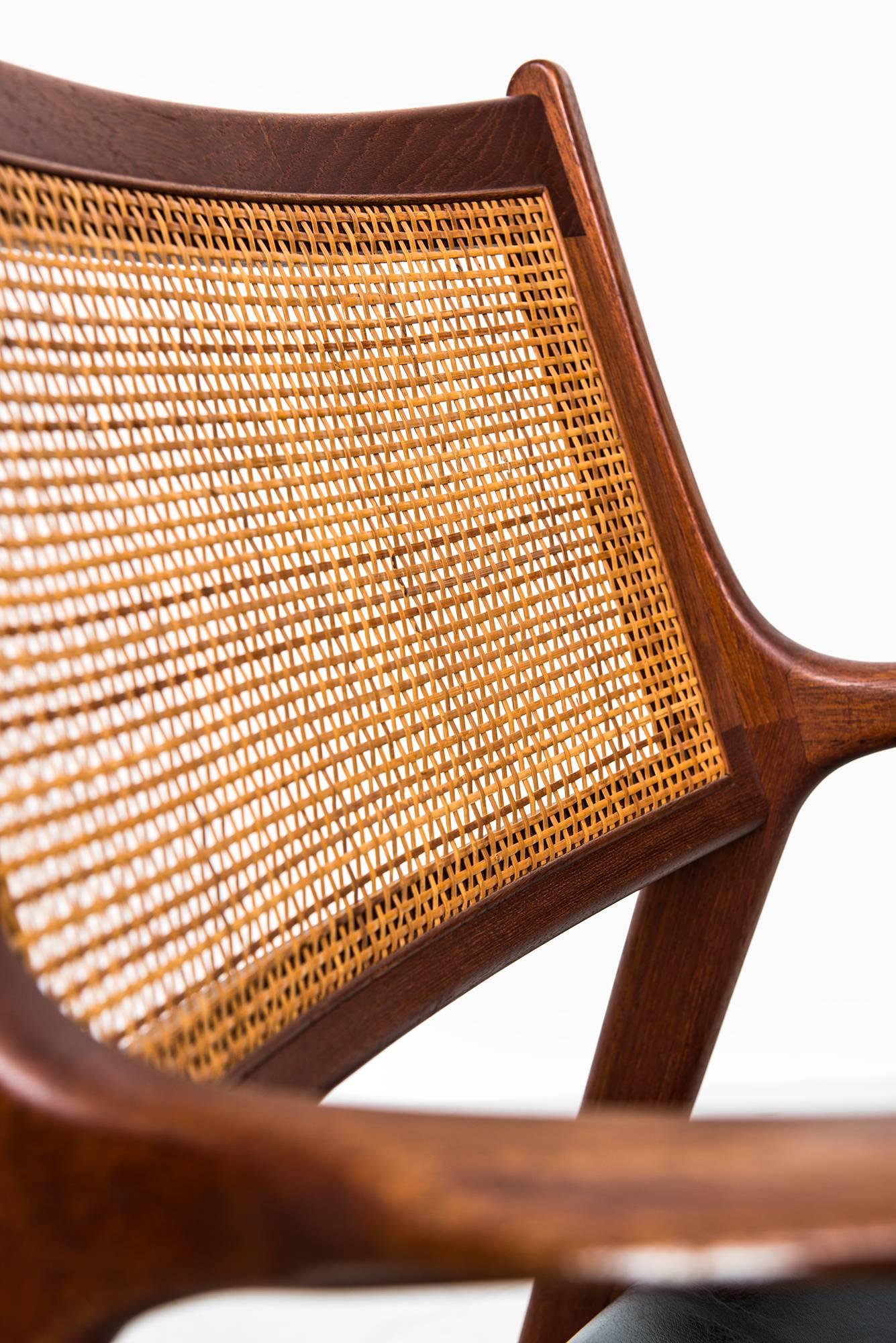 Rare pair of easy chairs designed by Karl-Erik Ekselius. Produced by JOC in Vetlanda, Sweden.