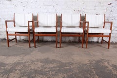 Karl Erik Ekselius per J.O. Poltrone moderne svedesi Carlsson in teak, set di quattro