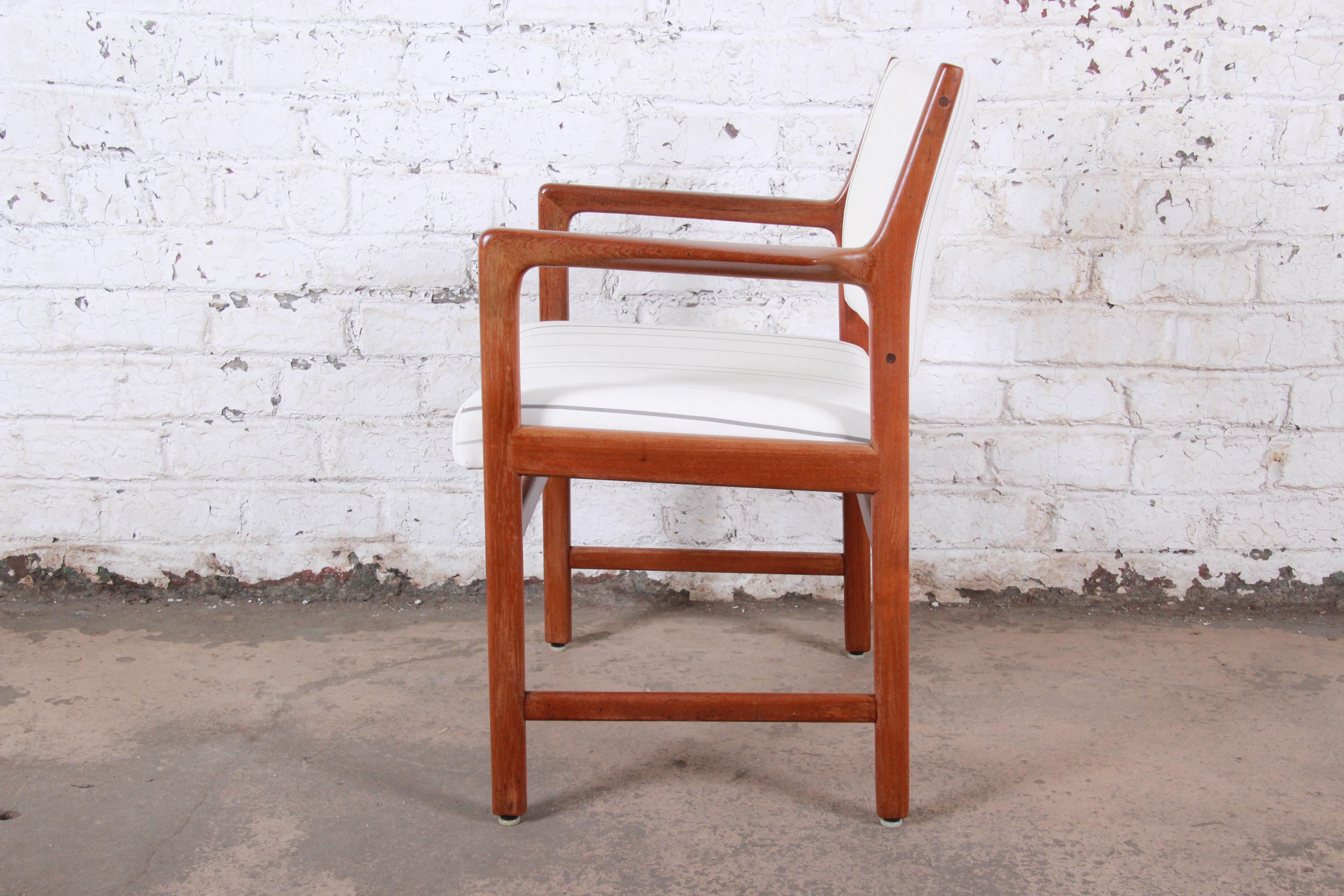 Karl Erik Ekselius for J.O. Carlsson Swedish Modern Teak Armchairs, Set of Four 3