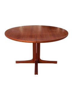 Karl-Erik Ekselius for JOC Møbler Round to Oval Teak Dining Table