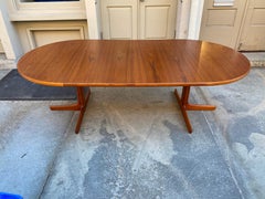 Karl-Erik Ekselius for JOC Mobler Round Teak Dining Table Sweden