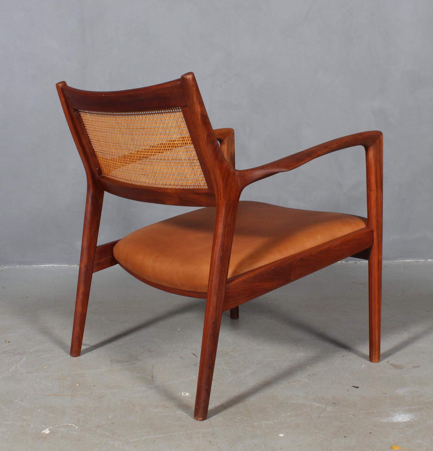 Leather Karl Erik Ekselius Lounge Chair