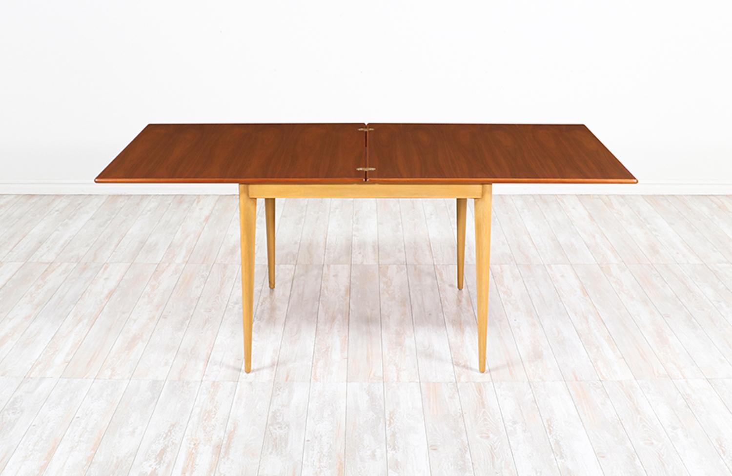 Swedish Karl-Erik Ekselius Model-1401 Expanding Dining Table for DUX