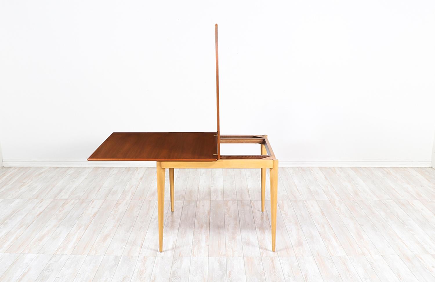 Mid-20th Century Karl-Erik Ekselius Model-1401 Expanding Dining Table for DUX