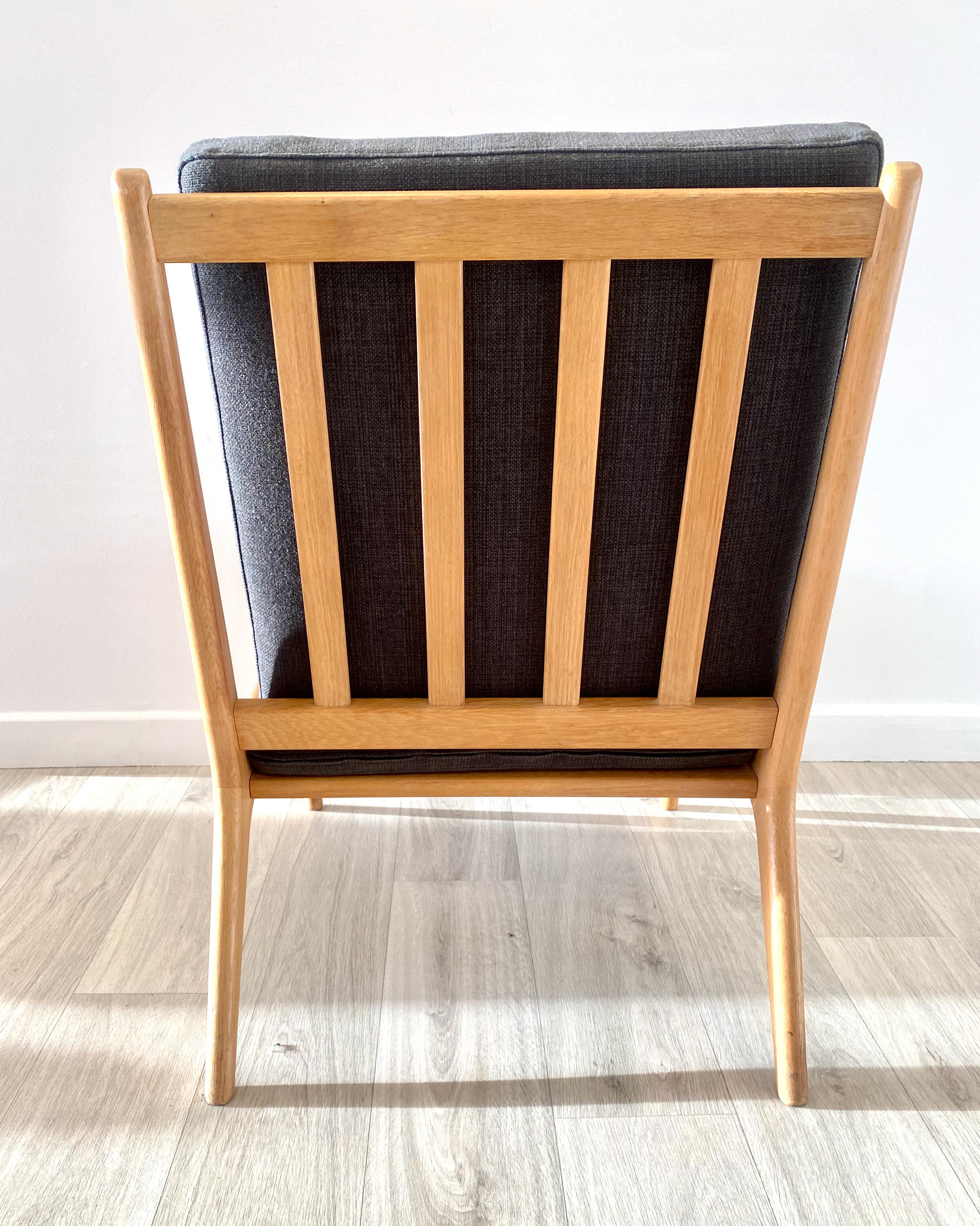 Swedish Karl-Erik Ekselius - Set of 2 Oak lounge chair by JOC Sweden