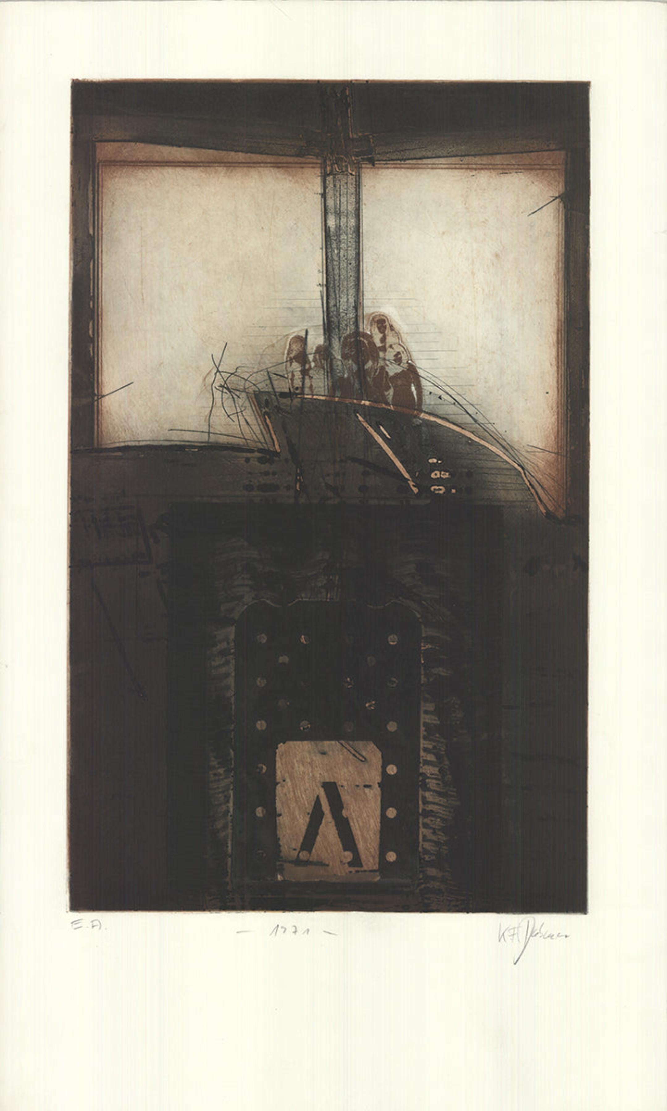 KARL FRED DAHMEN Untitled, 1971 - Signed - Print by Karl Fred Dahmen