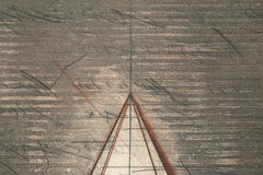 Semiotische Komposition, acquatinta geometrica astratta di Karl Fred Dahmen