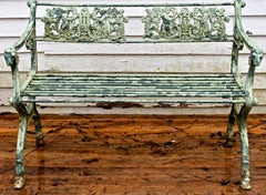 Karl Friedrich Schinkel Neoclassical Cast Iron Bench