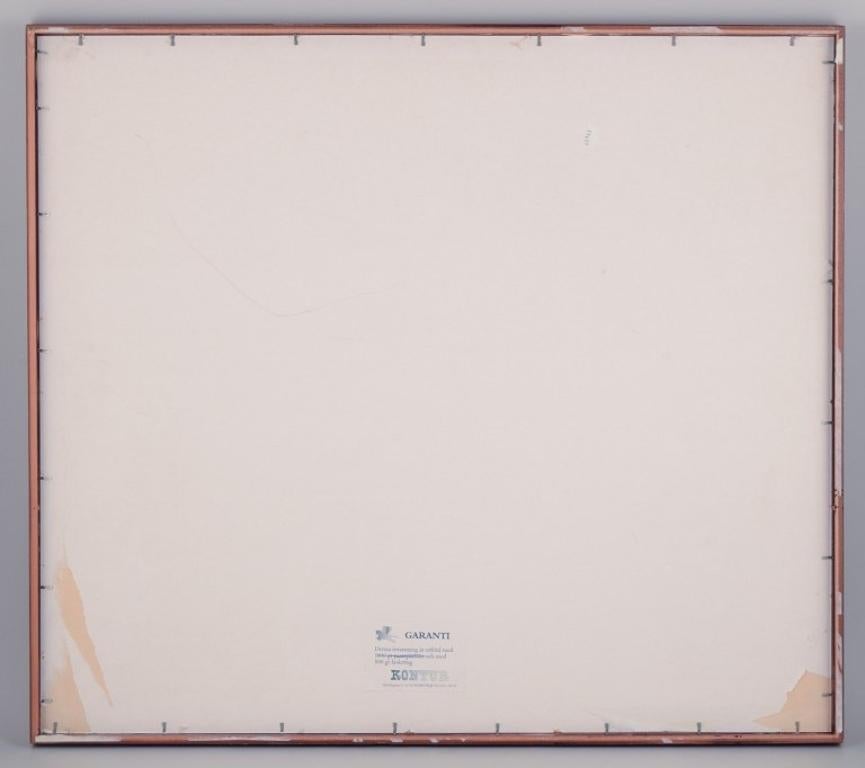 Karl Gustaf Dahlgren. Aquarell auf Papier.  Abstrakte Komposition mit Vogel. (Mitte des 20. Jahrhunderts) im Angebot